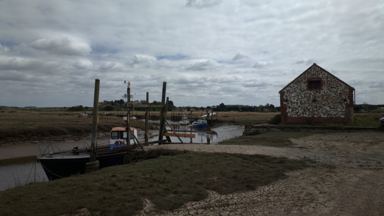 The old boat barn (for sale!) at Thornham